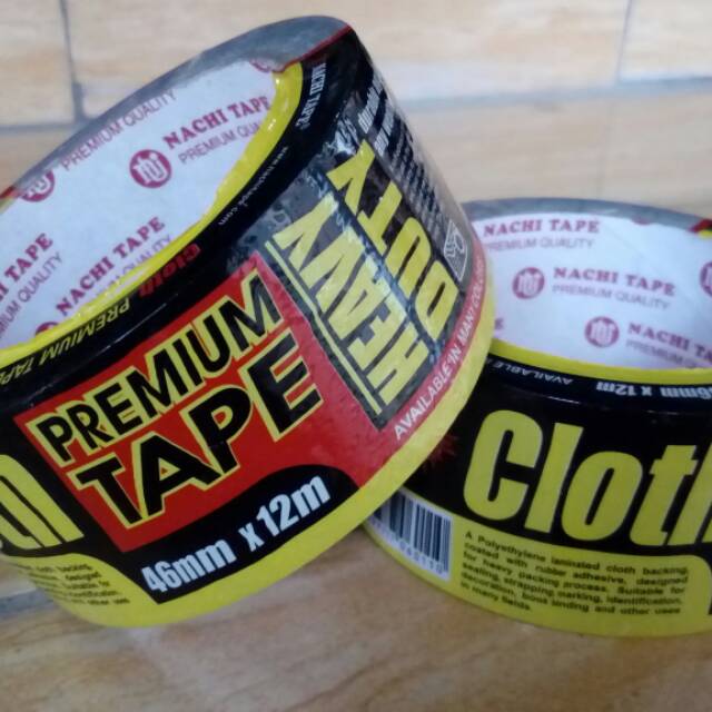 

Lakban HITAM Nachi (6 Roll)