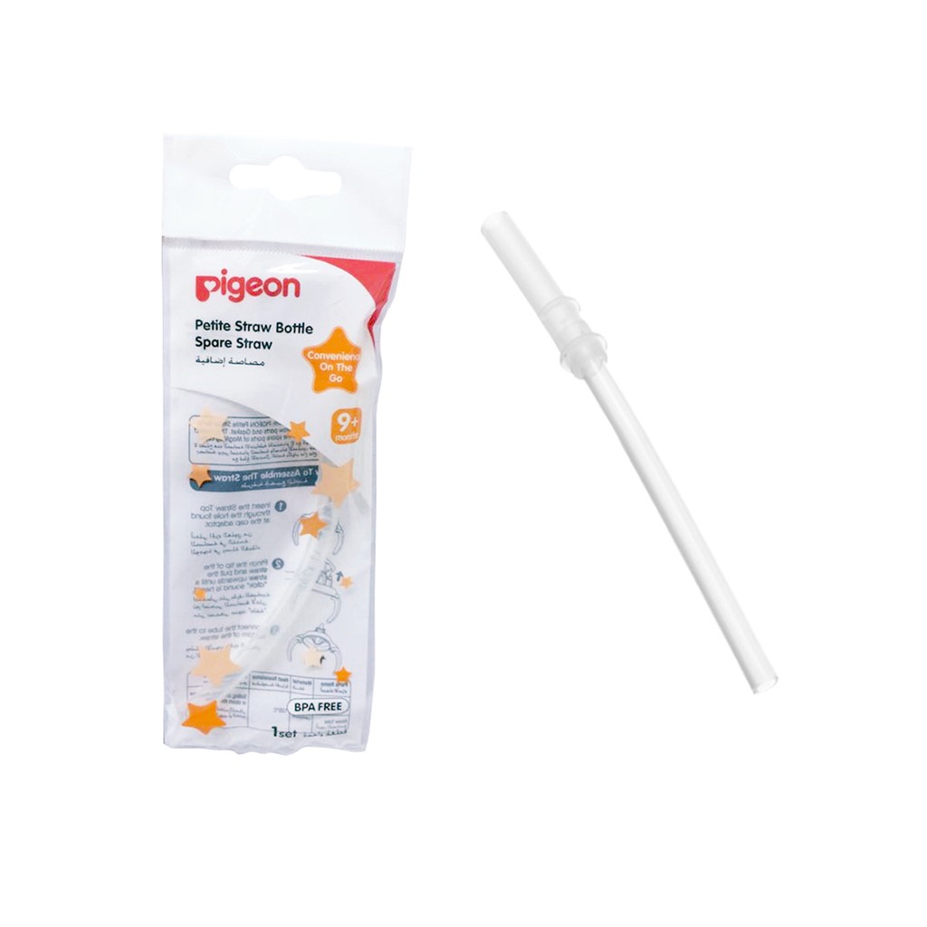 Pigeon Petite    Spare Straw Bottle Part Sedotan Pengganti Botol | Shopee