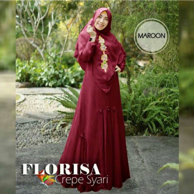 SYARI FLORISA BORDIR 4 warna