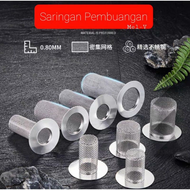 Saringan got kamar mandi stainless anti serangga kecoa anti mampet anti hama - floor drain filter mesh