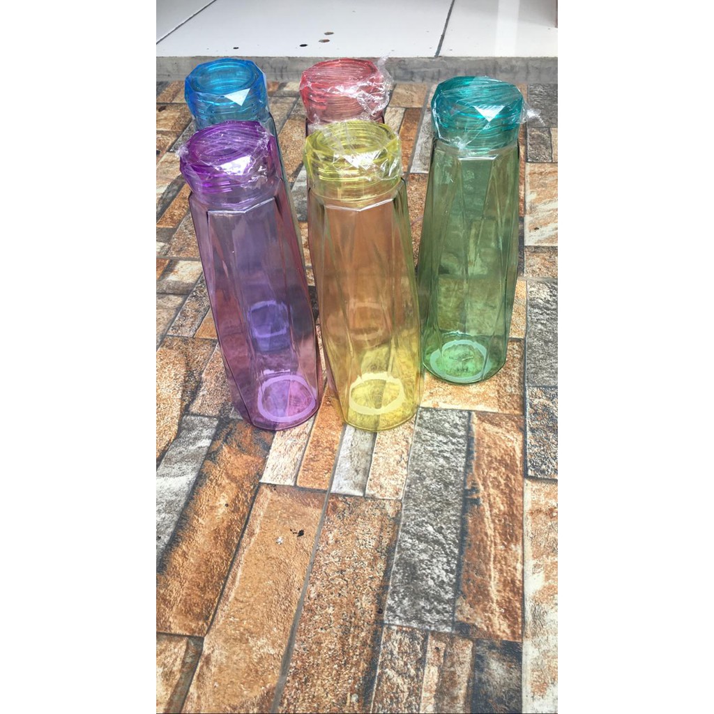 Botol Kaca Diamond Crystal | Botol Minum Tumbler Botol Kaca Kristal [PM]