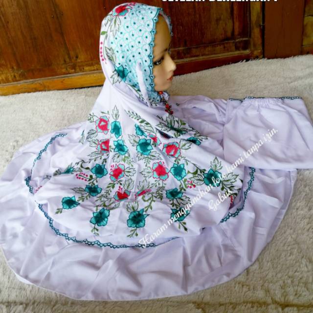 Polino potongan berlengan bordir cantik