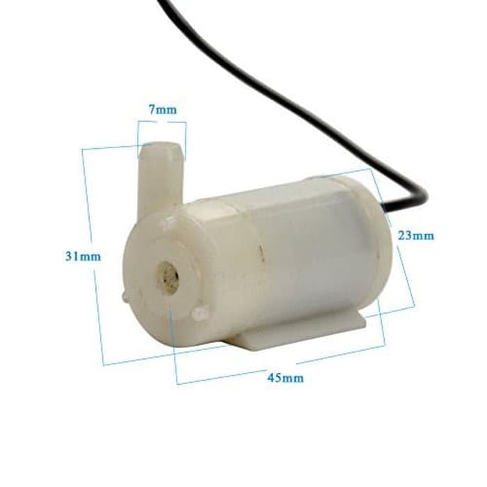 Pompa Air Celup Micro 3 - 5V DC Submersible Micro Water Pump