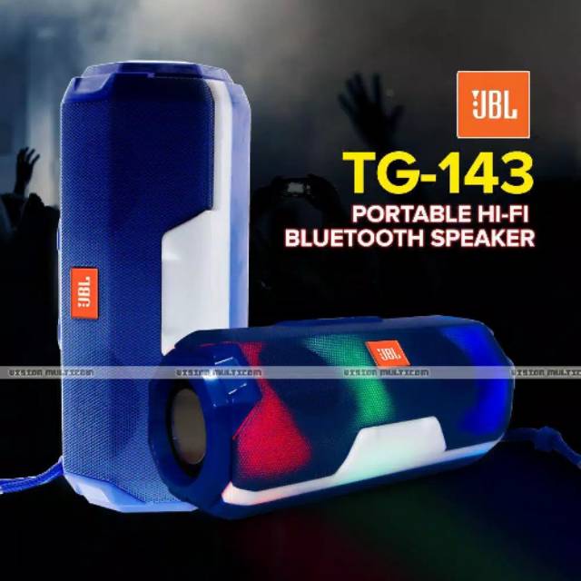 Speaker bluetooth TG143 wireless Portable suara extra bass  tg143