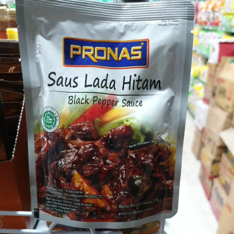 

Saua black pepper pronas 175 g