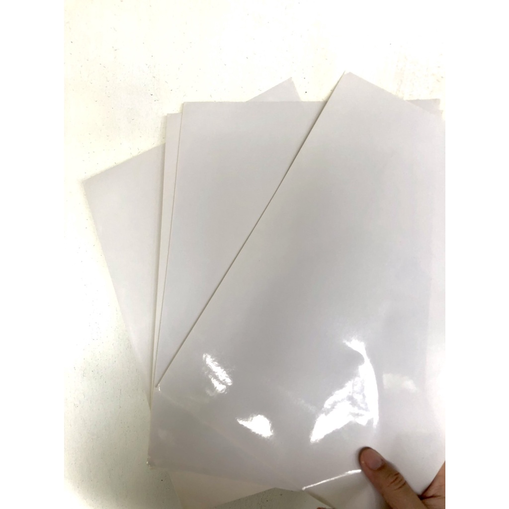 

Kertas sticker glossy A4 chromo