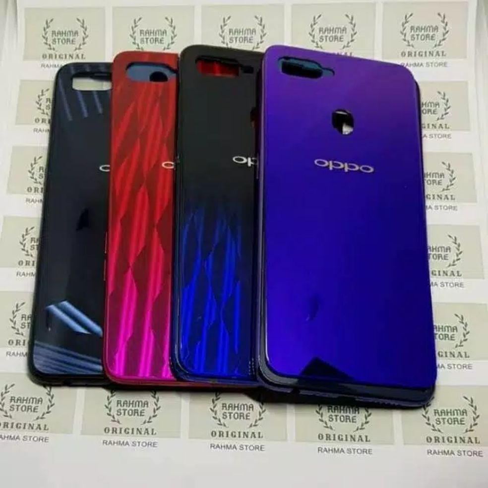 Casing Original 100% Oppo F9 Kesing Fullset Backdoor Backcover