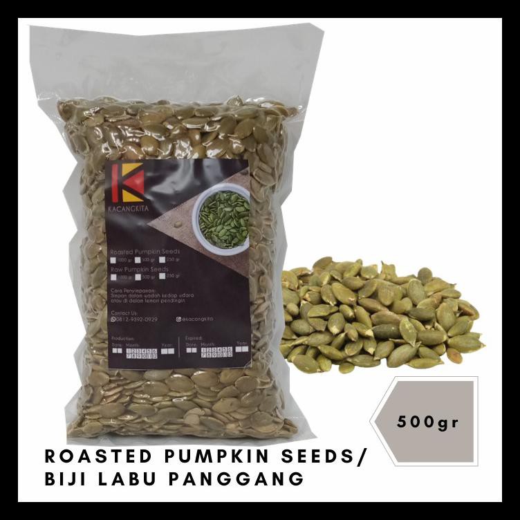 

BEST SELLER! PUMPKIN SEED ROASTED - BIJI LABU PANGGANG 500GR TERMURAH