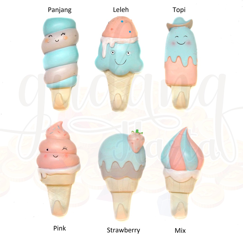 Gantungan Mutifungsi Kunci Baju Handuk Ice Cream Lucu Unik Hadiah Kado GH 501106