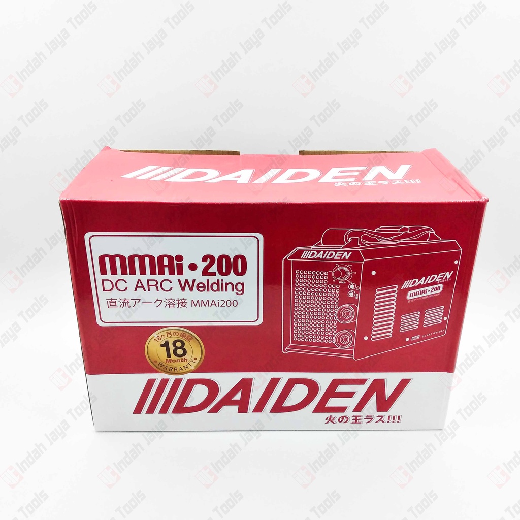 DAIDEN MMAi-200 Mesin Travo Las 200 A Listrik Inverter Welding Machine