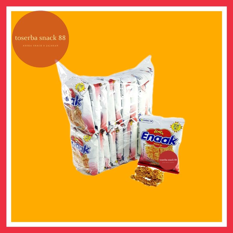 

GEMEZ ENAAK/Snack Mie Yang Enak & Lezat (20 gram × 20 pcs)