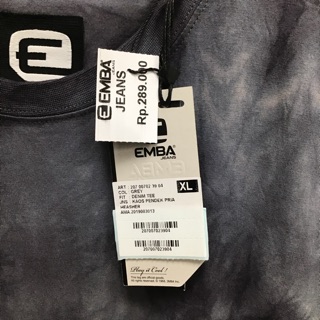  EMBA  jeans T SHIRT Heaser in Grey art 207 00702 3904 