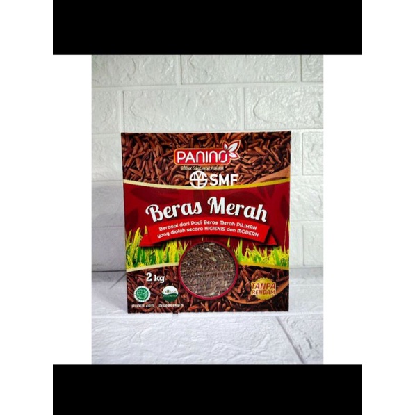 

Beras merah panino 2kg organik 06/2025