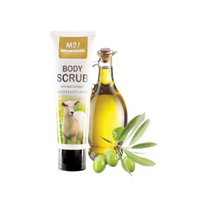 ⭐BAGUS⭐ [TUBE] M2J Body Scrub With Milk Extract 200gr |  Body Scrub