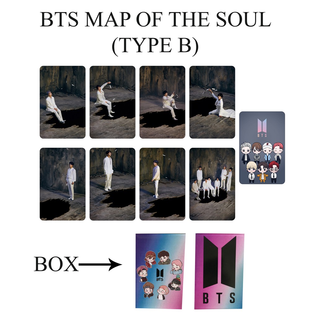 PHOTOCARD MAP OF THE SOUL 7 BTS / BTS MAP OF THE SOUL 7 PHOTOCARD (TYPE B)