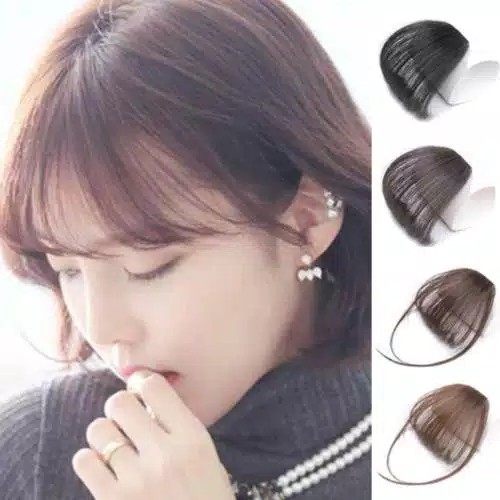 TBI Korean Beauty Poni Samping Clip Hair Clip Extention Hair Bang Cosplay