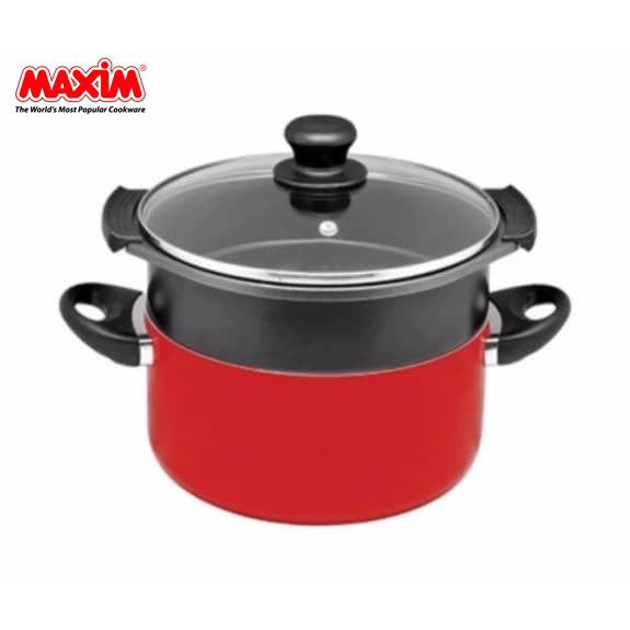 Maxim Valentino Set Dutch Oven Dan Steamer 24cm