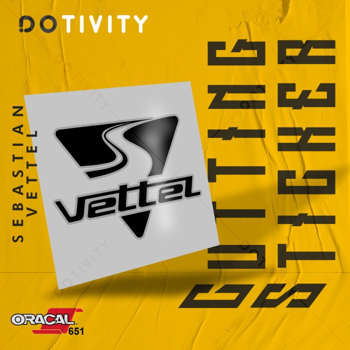 

Cutting Sticker F1 DRIVER - SEBASTIAN VETTEL