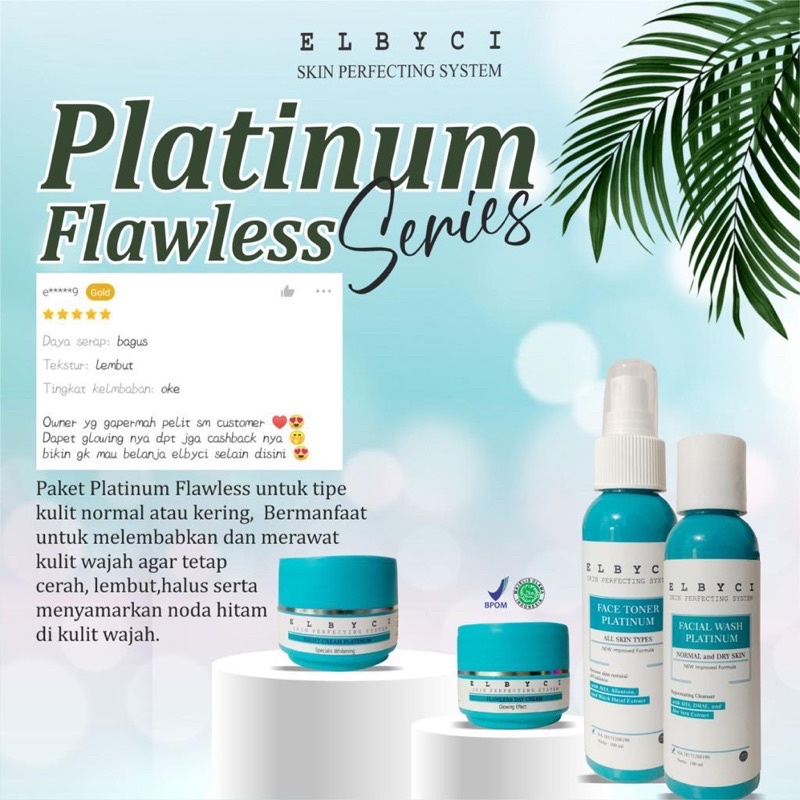 Elbyci skincare Platinum Basic series