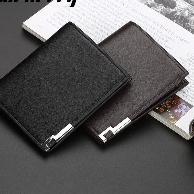 Shopee 11.11 | dompet pendek pria kancing original bahan sintetik te Dompet Pendek Kulit Pria Dompet