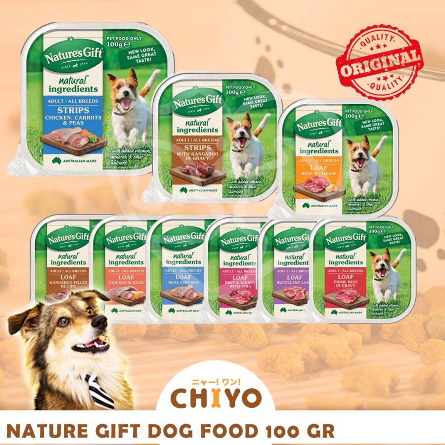 MAKANAN ANJING NATURE'S GIFT 100 GR-DOG FOOD [ ALL VARIAN]