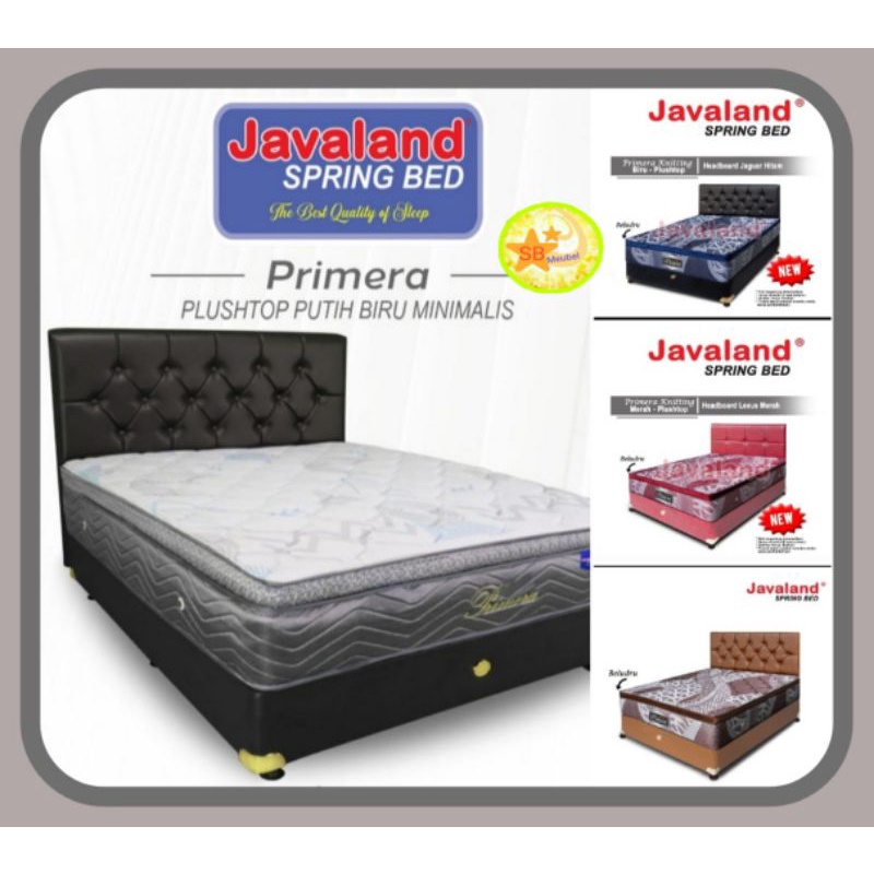 SPRINGBED  SAJA JAVALAND PRIMERA PLUSHTOP GARANSI 15 TAHUN