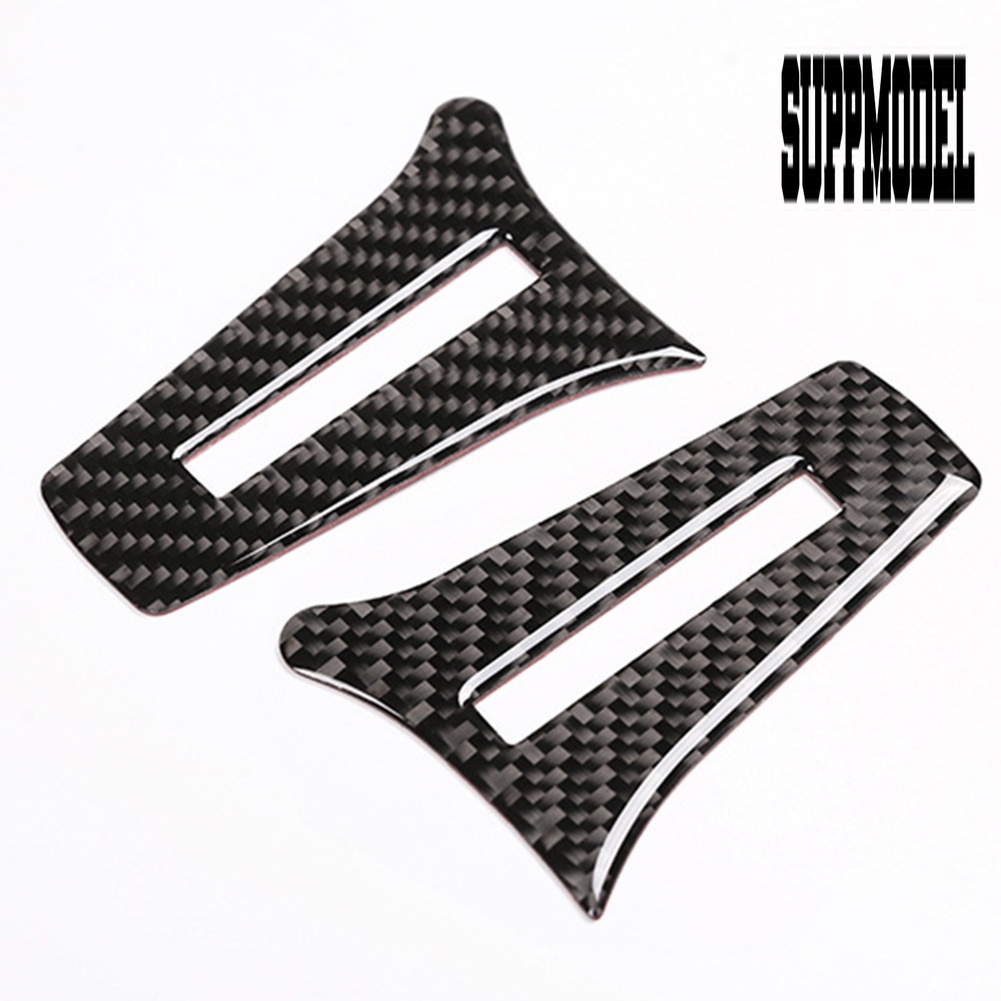 Stiker Cover Stir Mobil Bahan Carbon Fiber