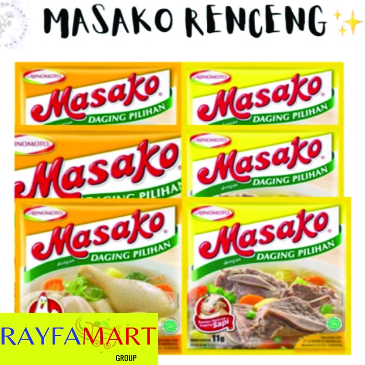 

MASAKO RENCENG SAPI / MASAKO SACHET AYAM