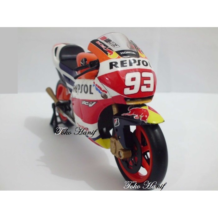 Diecast Miniatur Replika Motogp 2015 Repsol Honda Marc Marquez