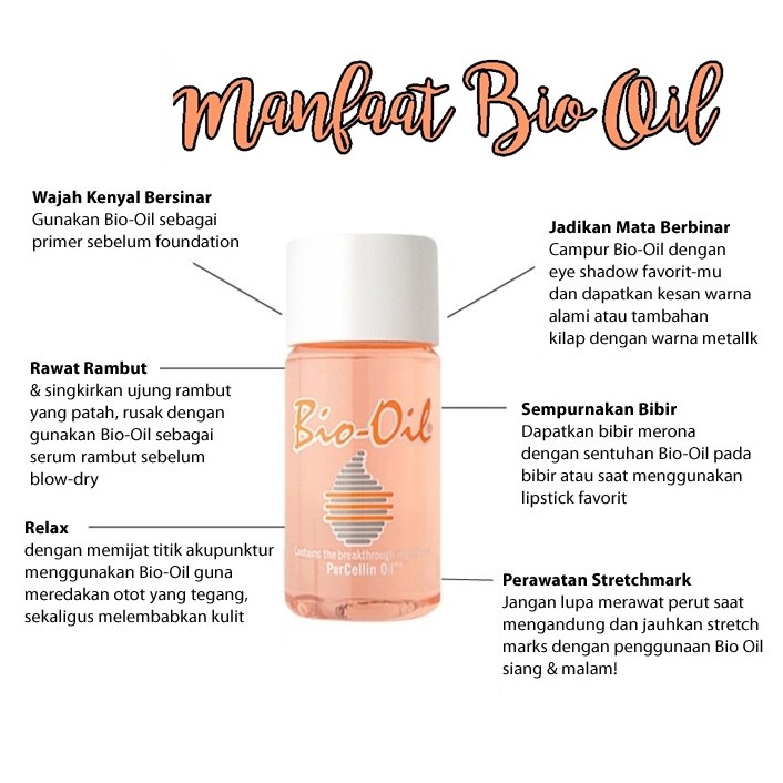 Bio Oil Gel / Minyak Penghilang Bekas Luka / Strectmark Oil / Penghilang Bekas Jerawat / Natural Oil Skincare