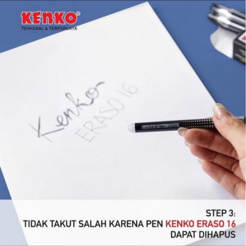 

Pulpen gel Hapus Kenko Eraso 16/0.5mm( 1pak/12pcs )