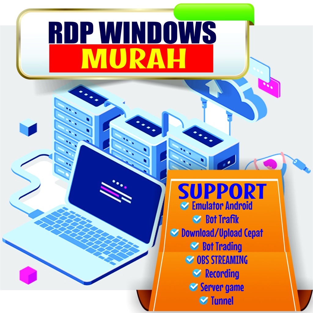 [ BISA DI PERPANJANG ] Rdp Windows Ram 16 Murah Bergaransi 30 Hari RESMI