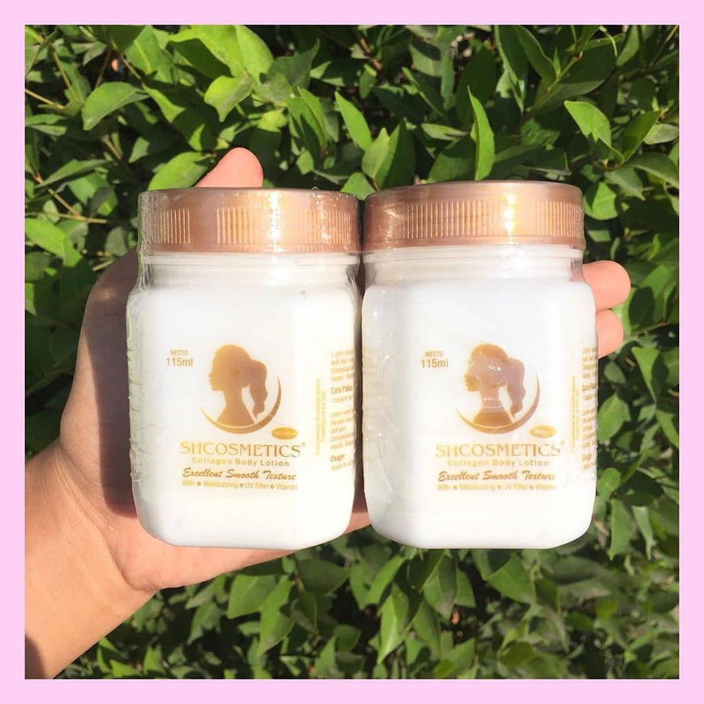 BIBIT COLLAGEN SH COSMETICS ORIGINAL BPOM 115ML LOTION PEMUTIH TUBUH INSTAN / Pemutih Wajah PRIA permanen tanpa efek samping Ampuh Cream The Men Original / pemutih wajah SABUN PEMUTIH KULIT PERMANEN PRIA &amp; WANITA