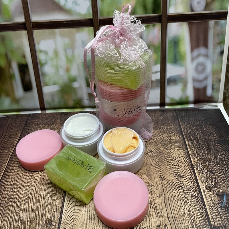 PAKET CREAM HERBAL ALGAE PINK ORIGINAL