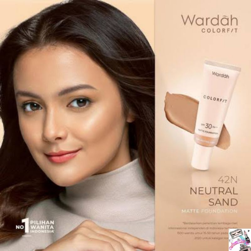 ☃️Cutezz_Ching1☃️Wardah Colorfit Matte Foundation SPF 30 PA+++ 25ml