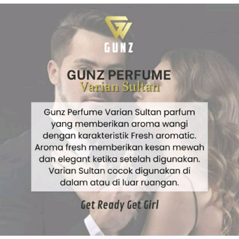 Gunz perfume- SULTAN | parfum |pria | wanita | 30ML