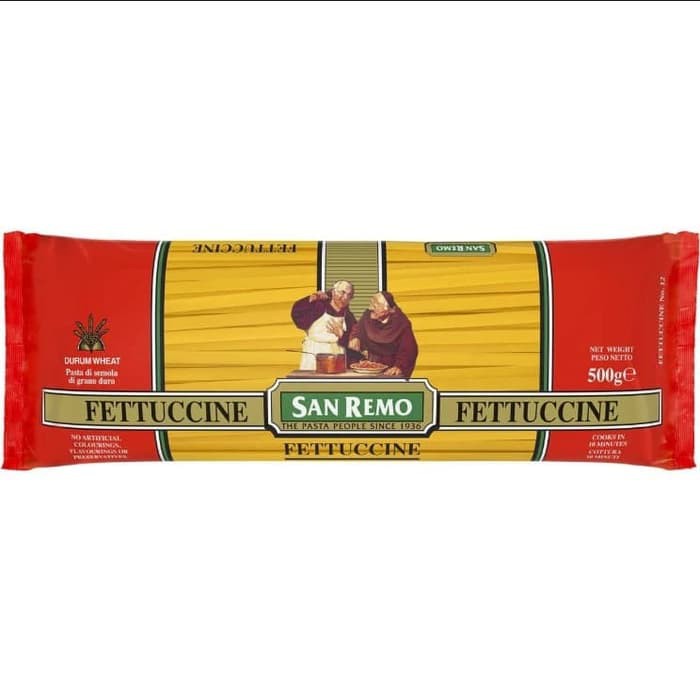 San Remo Fettuccine Pasta 500gr (Vegan)