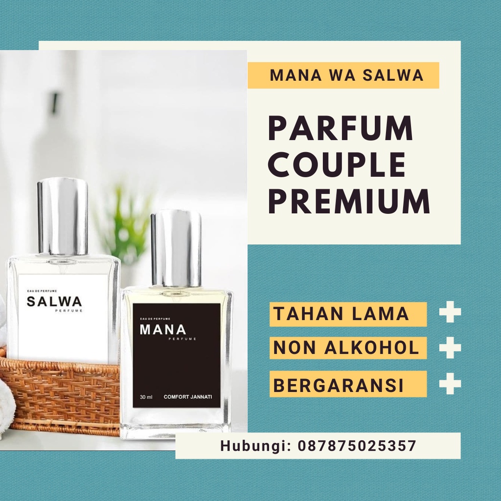 Parfum Pria Wanita Original Mana Wa Salwa Non Alkohol