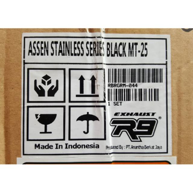 R9 Assen Black Yamaha MT25 / R25