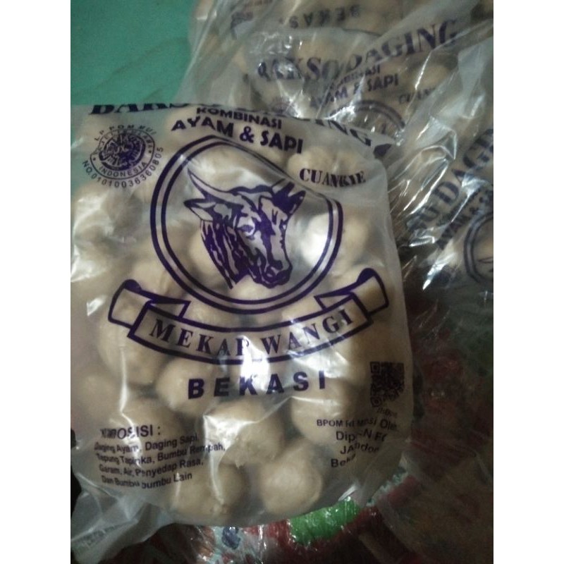 

bakso kombinasi sapi ayam cuankie mekarwangi
