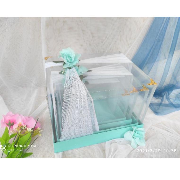 

NAH Box hantaran / Box seserahan satu set isi 4 / Box mahar isi 4✺☤ (Stock.banyak)