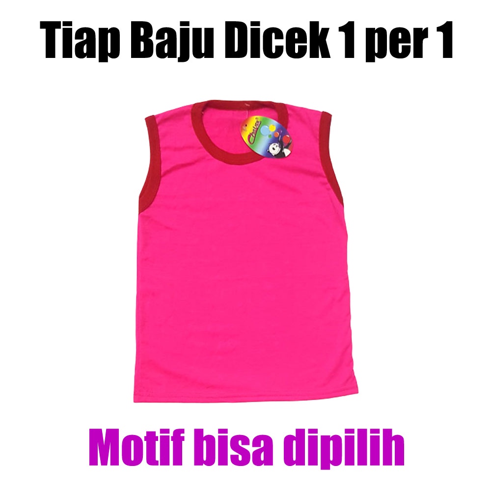 Baju Kensi Anak Perempuan 4 tahun Kaos Katun Sleeveless Singlet Anak