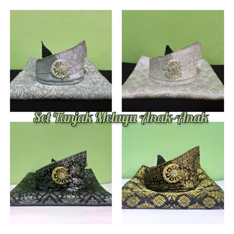 SET TANJAK MELAYU ANAK-ANAK 0 - 10 TAHUN (INSTANS) | MODEL TANJAK KREASI JOHOR-RIAU