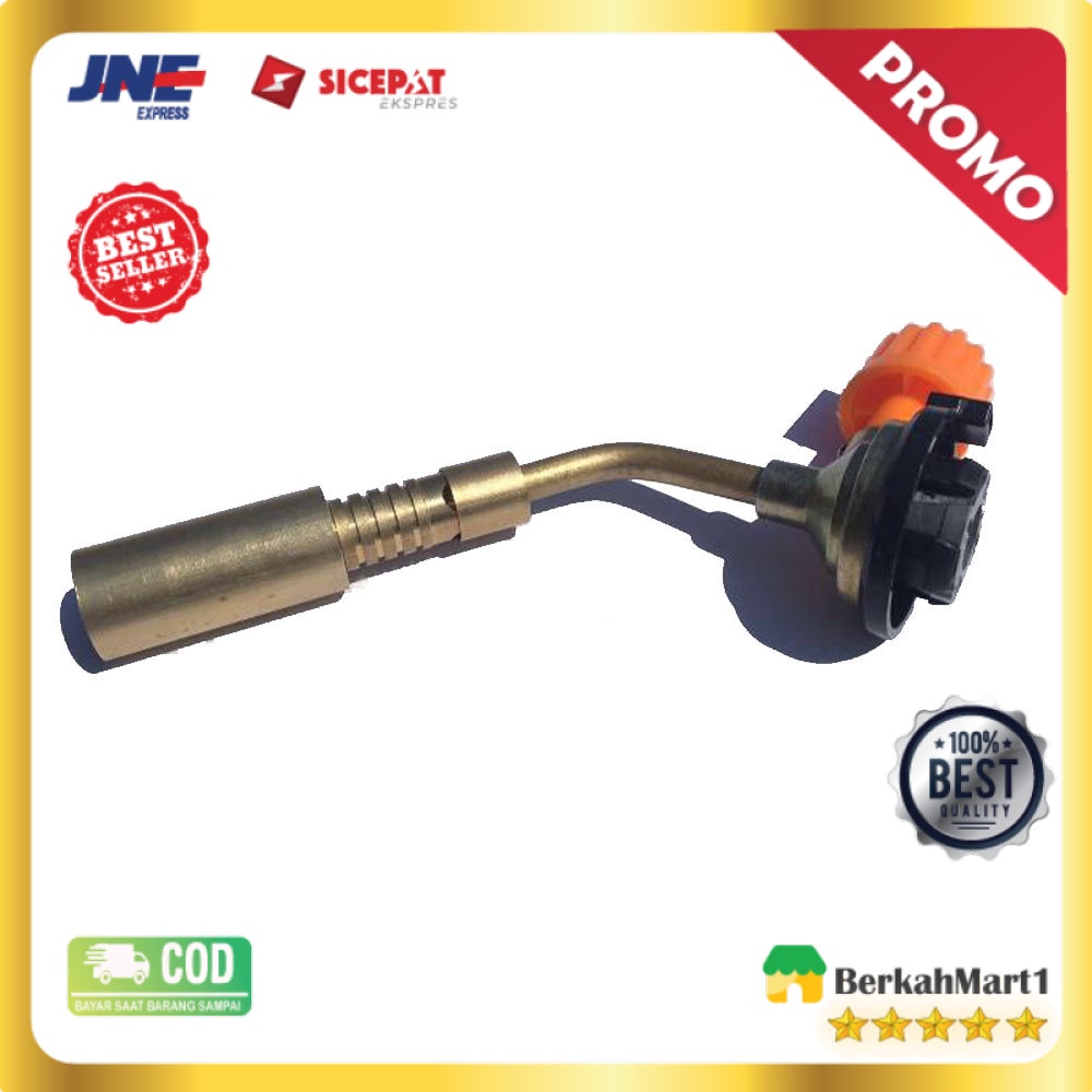 Kepala Gas Butane Torch BBQ Soldering Flame Gun Torch Jet - AG-801