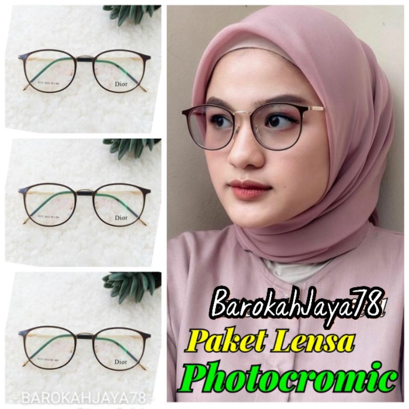 KACAMATA WANITA PHOTOCROMIC,KACAMATA WANITA MODEL TERBARU, KACAMATA WANITA MIRAH