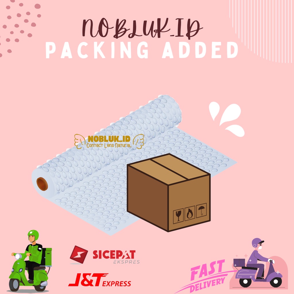 

TAMBAHAN KARDUS + BUBBLE WRAP UNTUK KEAMANAN PACKING