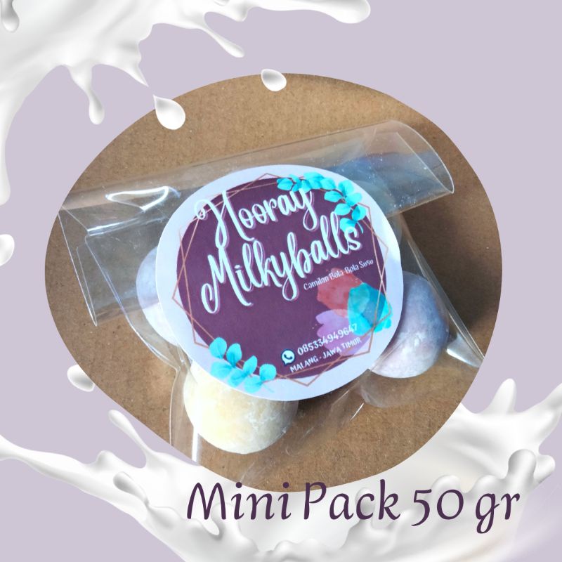 

BOLA-BOLA SUSU KEMASAN MINI ISI 6 BALLS /50 gr