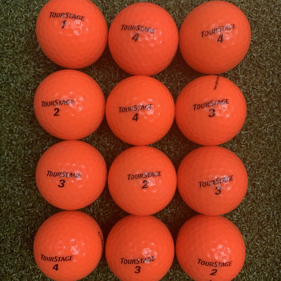 Bola golf bekas / second grade A terlaris - Bola Tourstage - grade A, original, no repair - orange