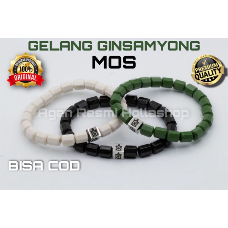 PROMO - Gelang Ginsamyong MOS Gelang Kesehatan Tourmaline dari KOREA dijamin RESMI dan ASLI