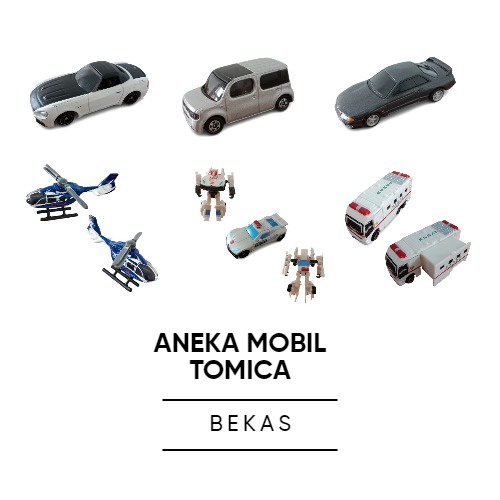 Tomica bekas / Mobil mainan / Mainan bekas / Mainan Anak / Mainan Mobil / Mainan bekas murah